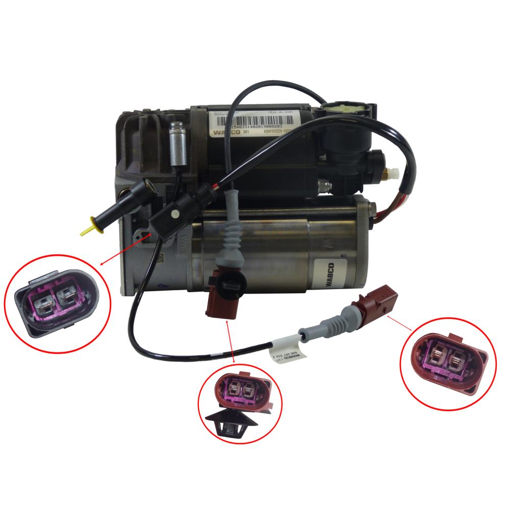3D0616005  Volkswagen Phaeton OEM Wabco Kompressor Luftfederung 4154030462 für OE 4154031070