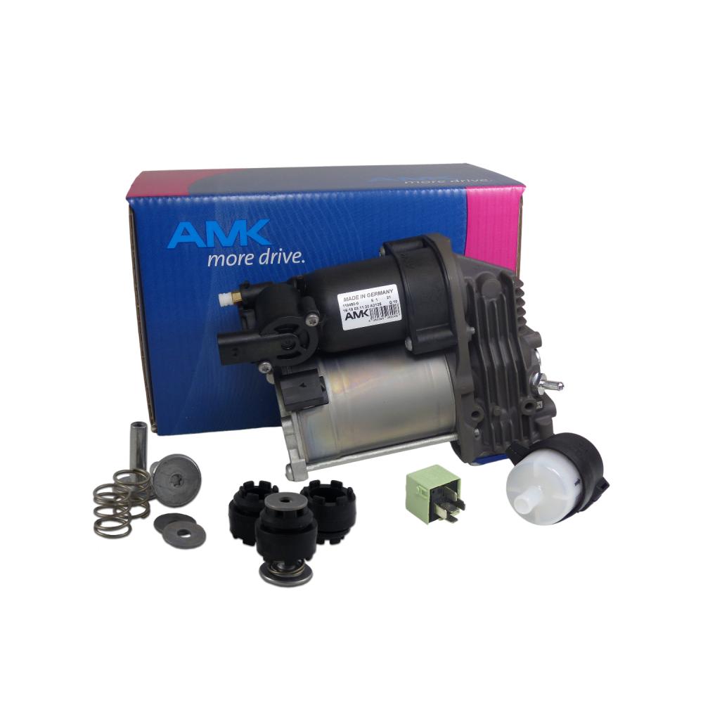 Komplett Kit OEM AMK A2125 Kompressor inkl. Relais Filter Lagersatz 37106793778 BMW 5er E61  OE A1958