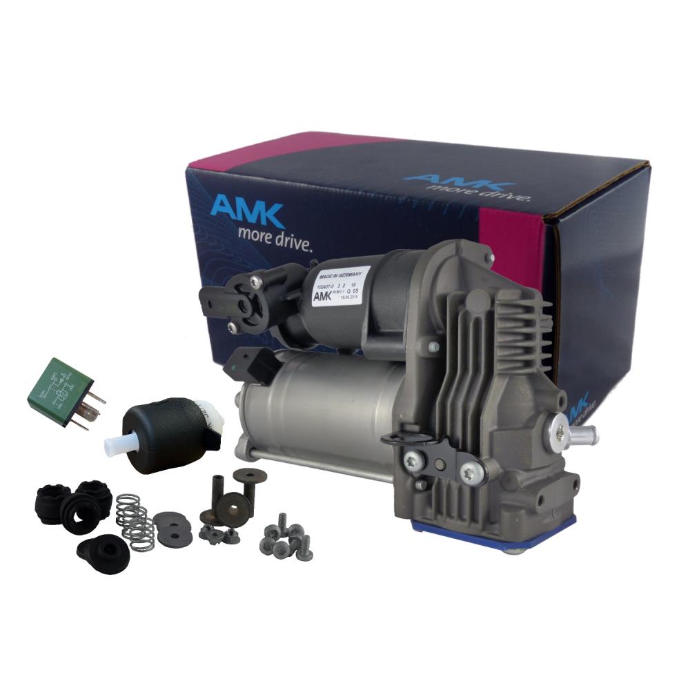 Set OEM AMK A1901-1 compressor relay filter bearing set Mercedes Benz GL X166 Airmatic 1663200104 OE A1531
